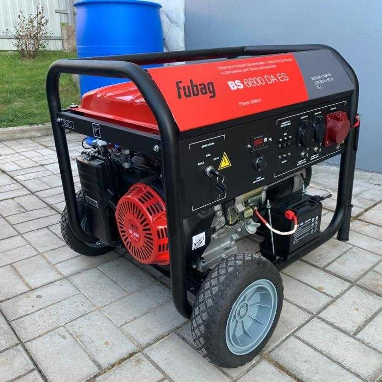 Бензиновый генератор fubag bs 6600