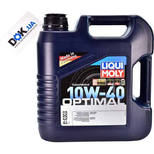 Моторное масло liqui moly optimal 10w-40 — отзывы