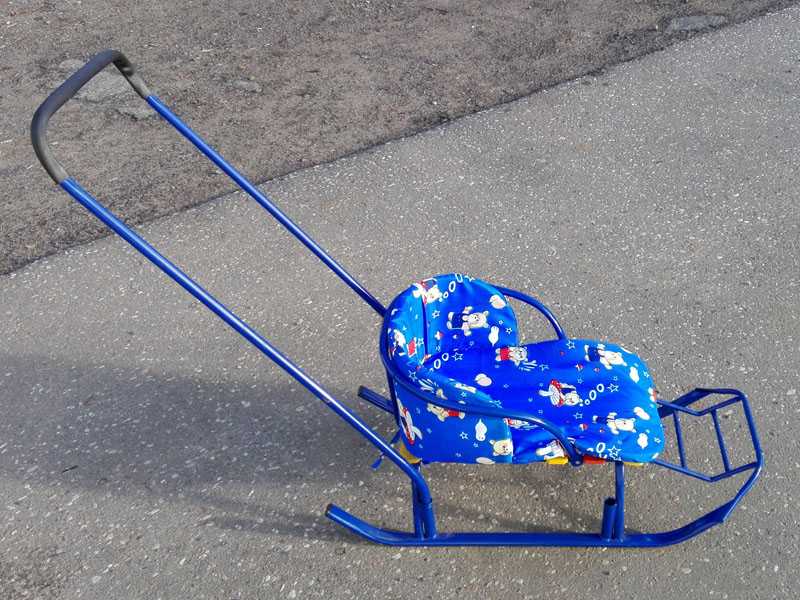 Лучшие детские санки-коляски с колесами на 2021 год